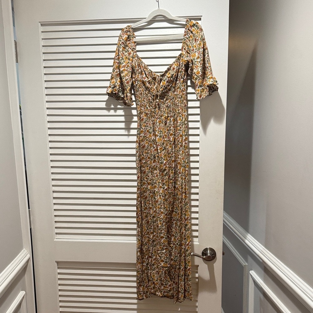 Faithfull the Brand El Paso Midi Dress Seymour Floral Print - XS